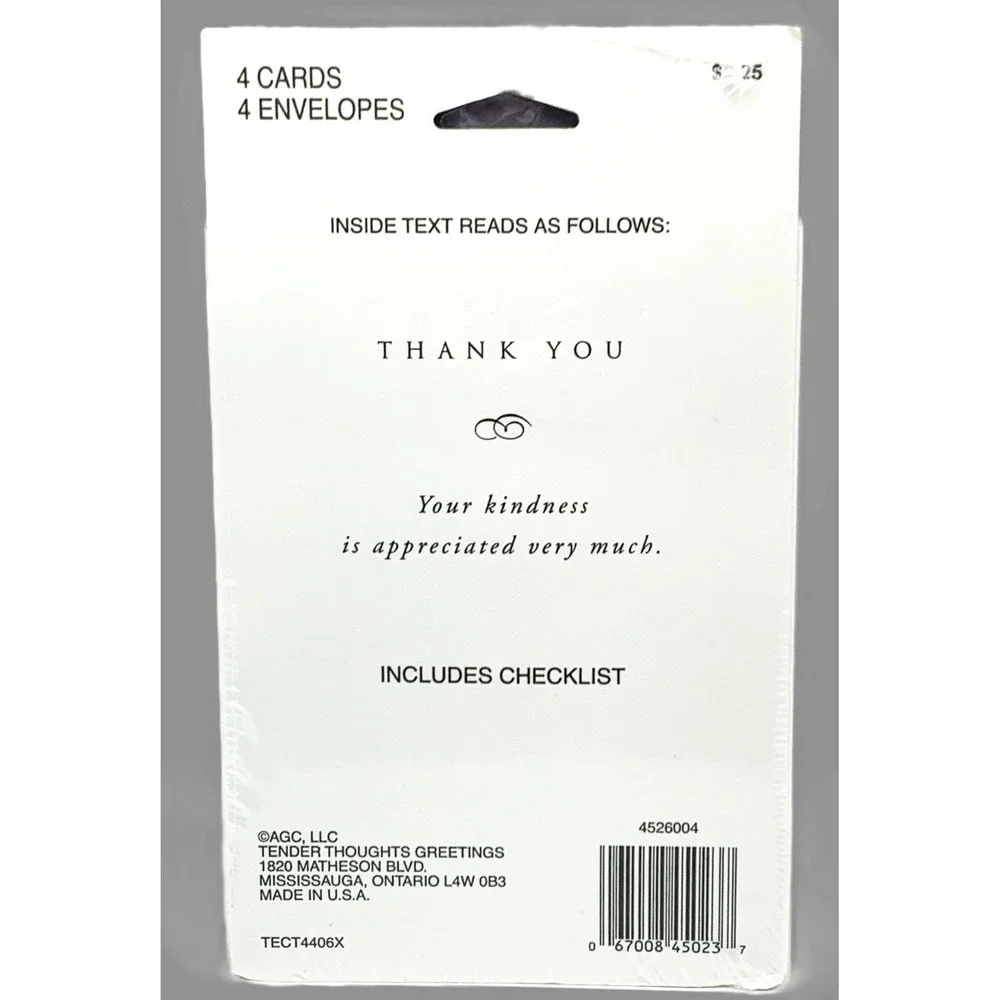 Tender Thoughts lot sealed